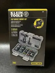 Klein Tools Flip Impact Socket Set With Carrying Case 5 Sockets 10 Sizes 1 Set