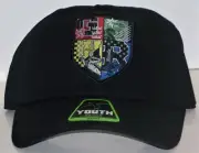 Harry Potter Hogwarts Youth Black Adjustable Snapback hat cap