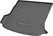 X AUTOHAUX Flat Face Cargo Liner Rear Trunk Mat Trunk Cargo Luggage Boot Tray Mat Vertical Stripes Pattern for Buick Envision 2021-2024 Anti-Slip