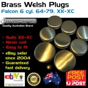 Brass Welch Welsh Freeze Core Plug Set Gallery Kit Fits Ford Falcon 6 144-250 (for: Ford)