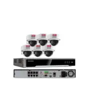 Hikvision NVR Kit 8CH DS-7608NI-Q2/8P 6POE Camera/ 3TB HDD Purple / 6x4MP H,265+