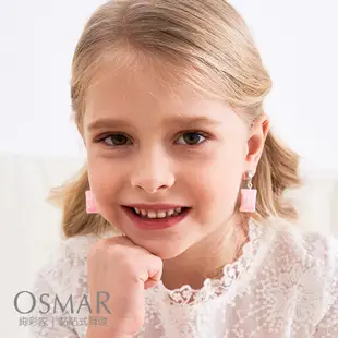 絢彩家【OSMAR】粉嫩可愛小糖果 無耳洞黏貼式耳環 附10對貼紙補充包