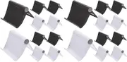 LUOZZY 20 Pcs Folding Phone Holder Desktop Adjustable Angle Mobile Phone Stand for Home Office - Black + White