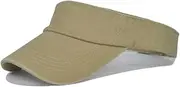 [AIMALL] Unisex Washed Denim Sun Visor Cap - Adjustable Lightweight Empty Top Sports Hat for Running, Golf, Tennis, and Outdoor Activities, Breathable Cotton Sun Protection Hat