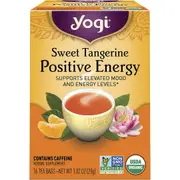 Yogi Tea Herbal Tea Bags Sweet Tangerine Positive Energy 16 Pack