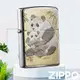 ZIPPO 日本傳統風格-大小熊貓防風打火機 日本設計 官方正版 現貨 限量 禮物 送禮 終身保固 ZA-5-83A