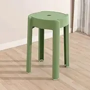 18" Stackable Stool, Plastic Backless Bar Stool, Portable Stack Stool, Lightweight Nesting Stool for Classroom, School,Home,Students(Green,2pack)