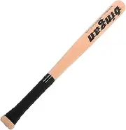 Toddmomy Wooden Baseball Bat Sturdy Handheld Training Stick for Youth and Adults Portable Retro Design for Practice and Sports Solid Wood Construction