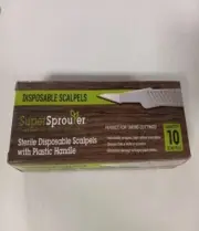 Super Sprouter Disposable Scalpels / 10 pack