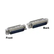 [10pc] DB25 Male to Male Mini Adapter 25Pin Low Profile Changer Printer/Scanner