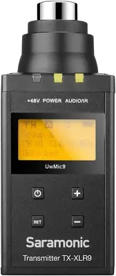 TX-XLR9 Plug-On XLR Transmitter for Uwmic9 Digital UHF Wireless Microphone Syste
