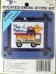 Time to Reduce my Caboose the New Berlin Co Counted Cross Stitch Kit 30570 New