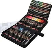 Watercolour Pencils Set, 72 Professional Art Drawing Colouring Pencil, Water soluble Coloured Pencils For Adults and Children Colouring, Layering and Blending