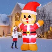 COMIN 8 FT Tall Christmas Gingerbread Inflatables Outdoor Decorations Blow Up...