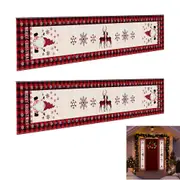 2pcs Christmas Garage Door Banner Wall Hanging Banner for Indoor Outdoor Holiday Home Decor