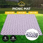 PICNIC Blanket Extra Large Picnic Blanket Mat Rug Waterproof Sandproof 200x200cm