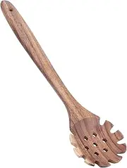 Teak Cooking Spoon, Strainer Slotted Spoon, Handmade Colander Spoons, Suitable for Meeting Daily Cooking Needs