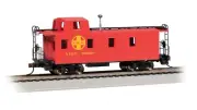 ATSF SANTA FE NEW STREAMLINED OFF-SET HO-SCALE CUPOLA CABOOSE BY BACHMANN TRAINS