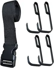 TOGEVAL 5pcs Outdoor Adventure Hunting Tree Stand Strap Hooks Over Door Hangers s Hooks for Lights Keys Tableware