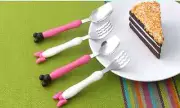 NEW Micky and Minnie Mouse Fork and Spoon Set Baby Feeding Accessories Gift Idea