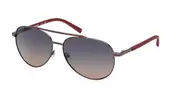 Timberland TB00039 Polarized 06D Men's Sunglasses Silver Size 60