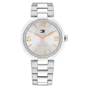 Tommy Hilfiger Stainless Steel Silver Dial Women's Watch - 1782681