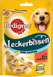 Pedigree Dog Snacks Tidbits Mini Happen With Cheese And Beef 140g