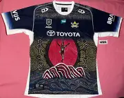 North Queensland COWBOYS 2023 Indigenous NRL Jersey *Small* QLD Seller