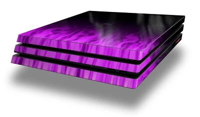 Skin for PS4 Pro Console Fire Purple