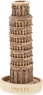 ABOOFAN Leaning Tower of Pisa Model Tower Decoration Italy Leaning Tower of Pisa Architecture Building Souvenir Leaning Tower Towers Torre Di Pisa Mini Exquisite Building Decor Resin