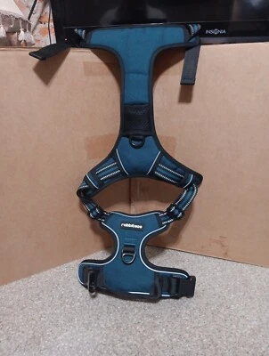 rabbitGoo XL Dark Green & Black Dog Harness