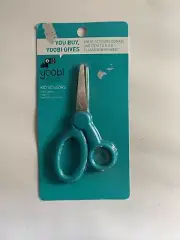 Yoobi Kids Blunt Tip Scissors - Aqua - Safe for Kids ,Kids Craft Scissor
