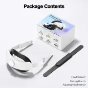 Sleek Aesthetic Adjustable Head Strap Compatible with For Meta Quest3S