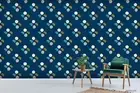 3D Dark Blue Shape Geometry Wallpaper Wall Murals Removable Wallpaper 19