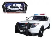 Motormax 73541 2015 Ford PI Utility Interceptor Police Car 1/18 Diecast Model