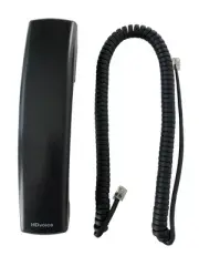 HD Voice Handset with Curly Cord for Polycom VVX Series IP Phones 300 301 310...