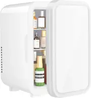 Mini Fridge, 6 Liter/8 110V AC/DC Portable Thermoelectric Cooler Refrigerators