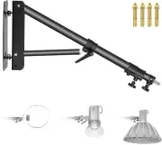 Neewer Wall Mounting Triangle Boom Arm for Photography Strobe Light, Monolight,
