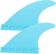 1 Pair Inflatable Surfboard Tail Fin Set Paddle Board Fins Replacement for Water Stabilizer Separator Easy Install