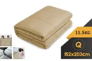 WEIGHTED BLANKET QUEEN Heavy Gravity LINEN 11.5KG