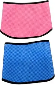 HYTROVE 2Pcs Pet Cooling Towel Scarf Lightweight Ice Collar for Dogs Cats Breathable Summer Accessory for Outdoor Walking Jogging and Training Instant Cooling Effect