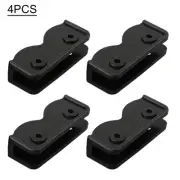 Secure Connection Set of 4 Black Plastic Tent Brackets for Replacement