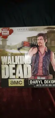 Gentle Giant TWD Walking Dead Daryl Dixon Mini Bust ARTIST PROOF w/ Zombie Ears!