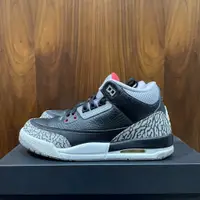 在飛比找蝦皮購物優惠-Jordan 3 Retro Black Cement (2