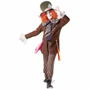 Mad Hatter Deluxe Alice In Wonderland Disney Licensed Book Week Mens Costume