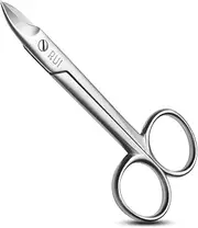 Rui Smiths Professional Toenail Scissors | Stainless Steel Pedicure Trimmer Cutter with Micro-Serrated, Anti-Skid Cutting Edges and Long Handles For Hard Nails | Made in Solingen, Germany