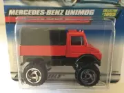 Hot Wheels UNIMOG Mercedes Benz - 1999 #1005 - Red, METAL Chassis, RARE Model!