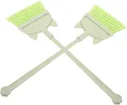 ABOOFAN 2 Pcs Mini Brooms Cleaning Tools for Indoor Safe Materials Sturdy Construction Interactive Roleplay for Hands