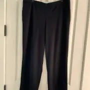 NWT Women’s Alfred Dunner Petite Classic Fit Black Pants