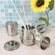 Large Artist Brush Clean Bucket Stainless Steel Brush Washer for Oil Painting
